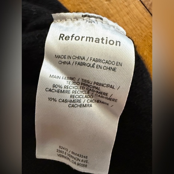 Reformation Corbetta Cashmere Sweater Dress - Picture 7 of 8